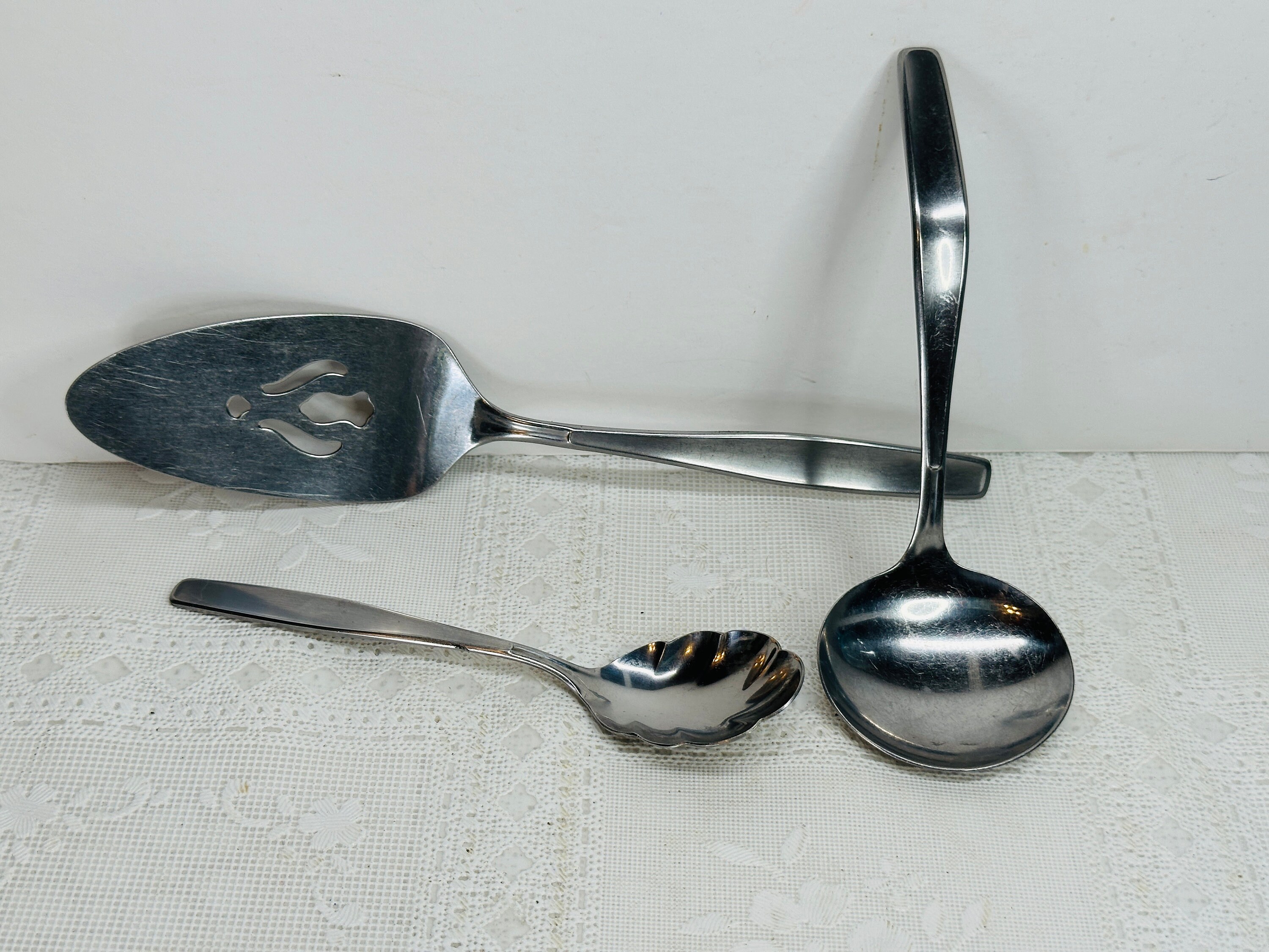 Couverts Rogers Cutlery Co Modern Living USA - Lot De 3 Pièces Service à Hôtesse
