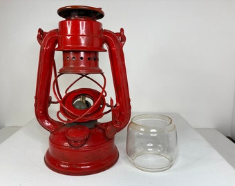 Winged Wheel Red Lantern No 350, Small Red Barn Lantern