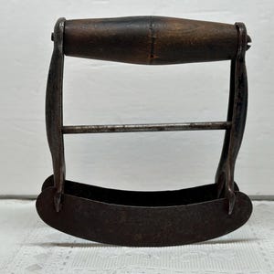 Primitive Double Blade Chopper, Wood Handle Double Blade Chopper, Primitive Food Chopper, Country Kitchen Decor, Primitive Kitchen Utensil