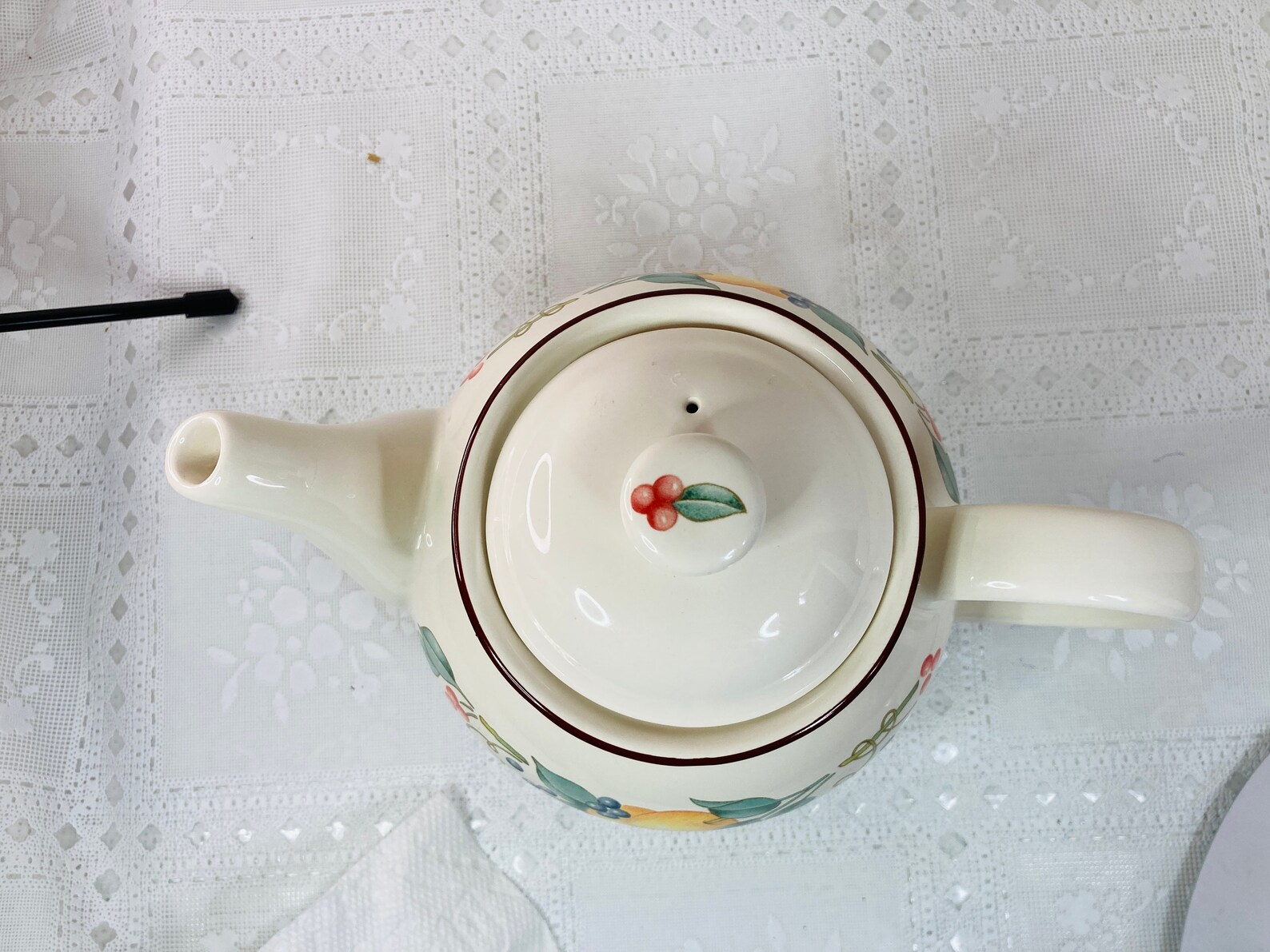 Corelle Coordinates Abundance Stoneware Teapot Corelle Etsy