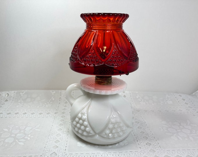 Imperial Glass Zipper Loop Oil Lamp Burner and Chimney Included Etsy