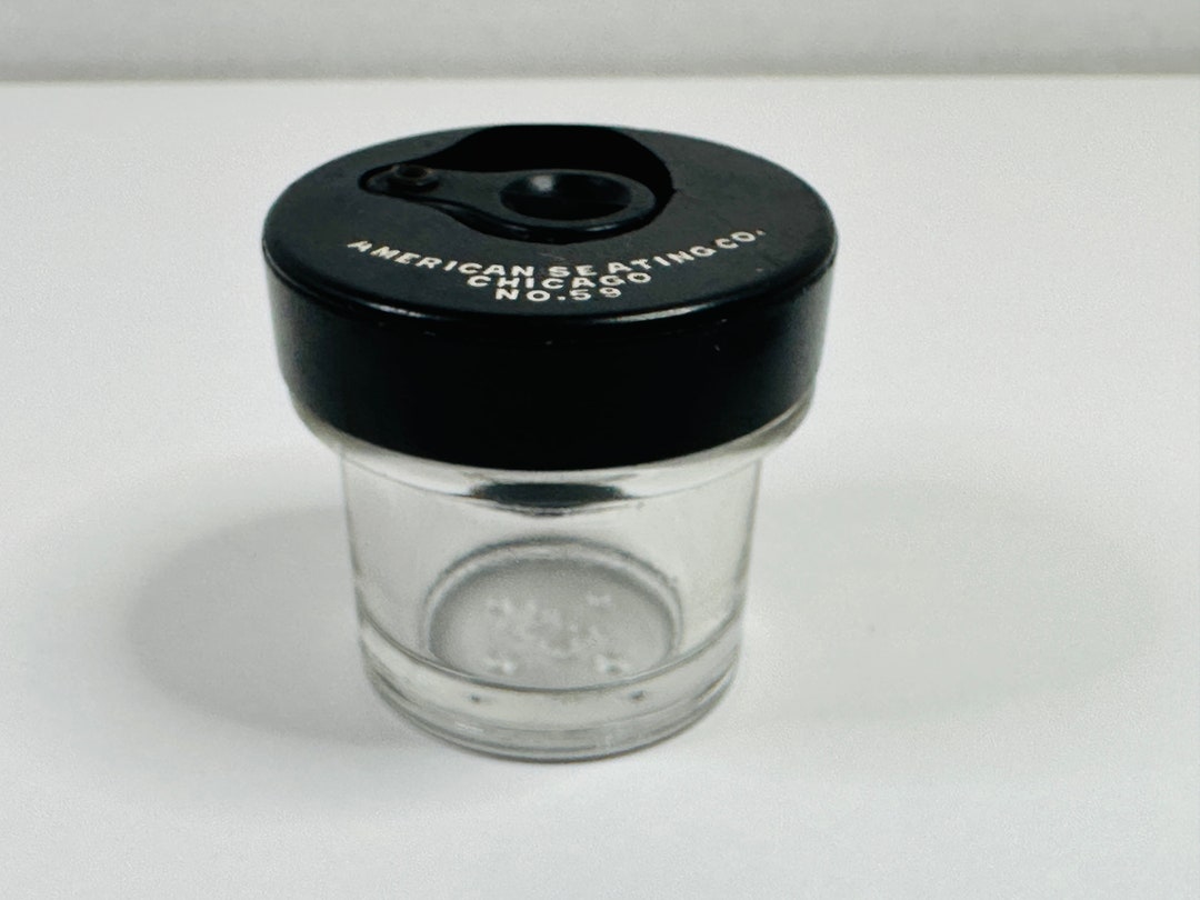 Antique School Desk Inkwell American Seating Co Inkwell No. 59, School