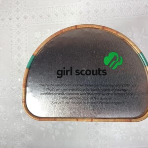 Girl Scouts Backpack Senior Roundup Badge Tin, Girl Scouts Backpack Tin, Girl Scouts Collectibles image 7