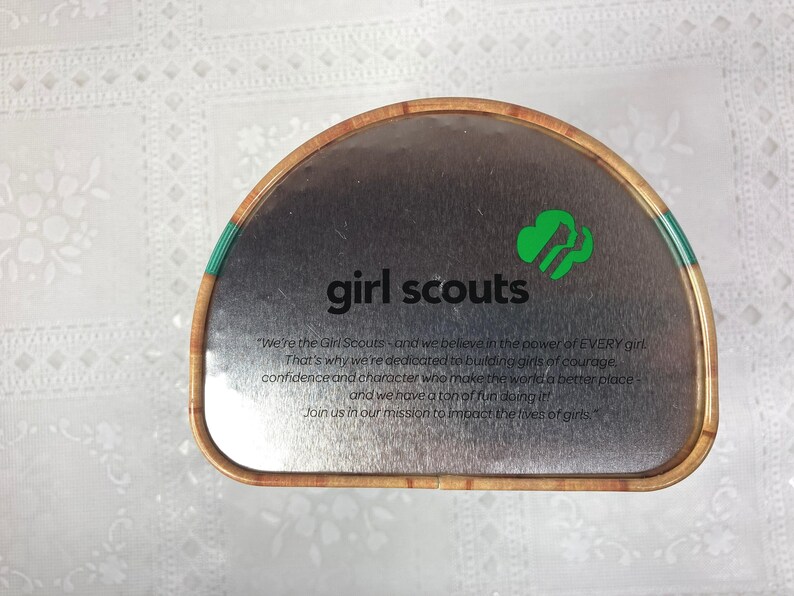 Girl Scouts Backpack Senior Roundup Badge Tin, Girl Scouts Backpack Tin, Girl Scouts Collectibles image 7