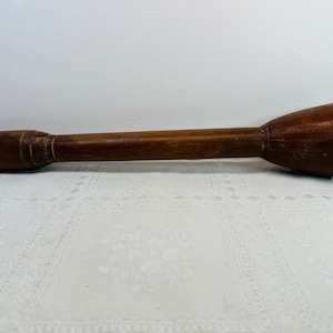 Double End Wood Food Masher, Wood Potato Masher, Primitive Masher, Wood Pestle Masher, Wood Muddler Masher, Antique Wood Masher