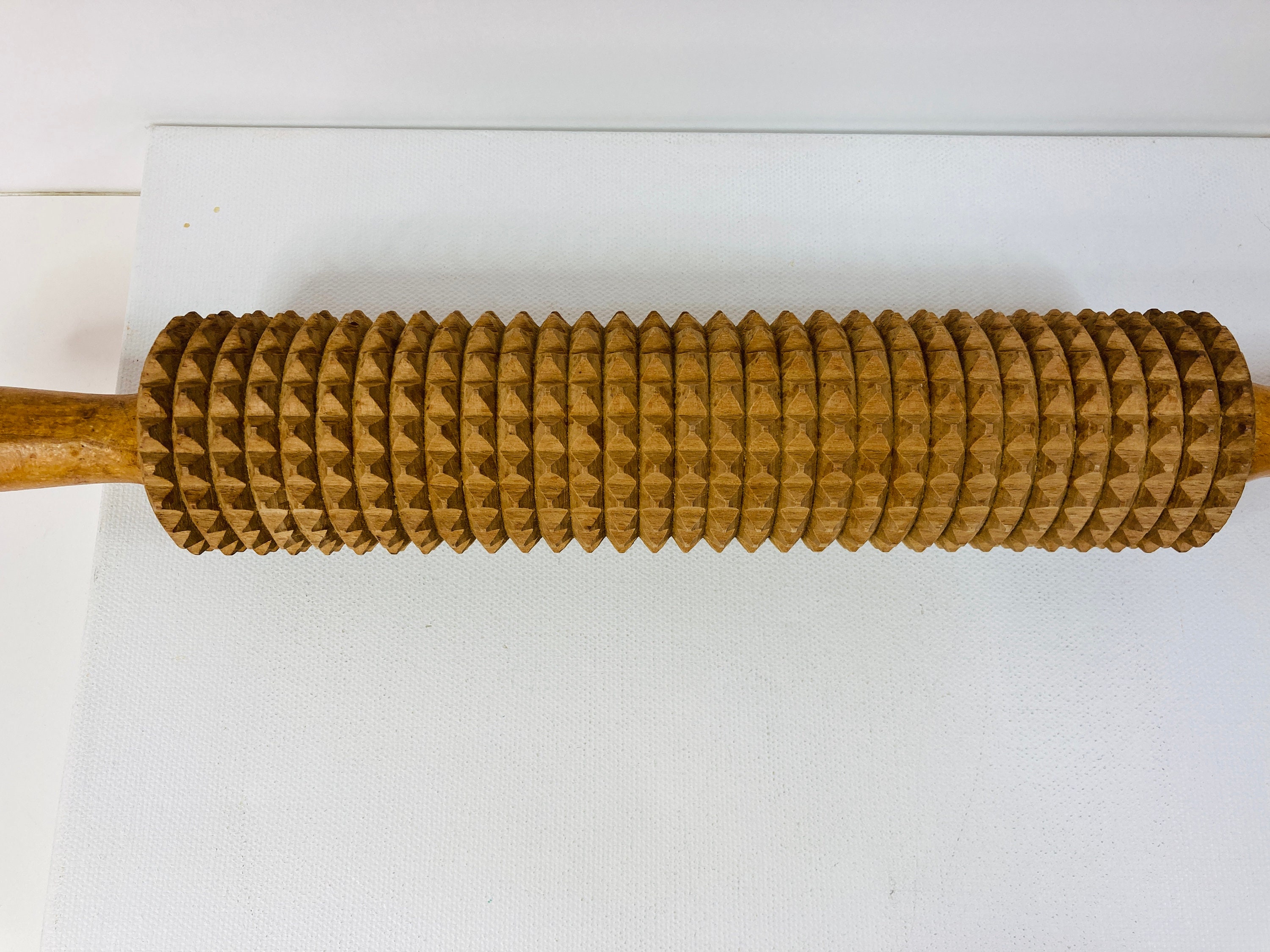 Cracker Rolling Pin Notched Rolling Pin Swedish Hardtack Etsy
