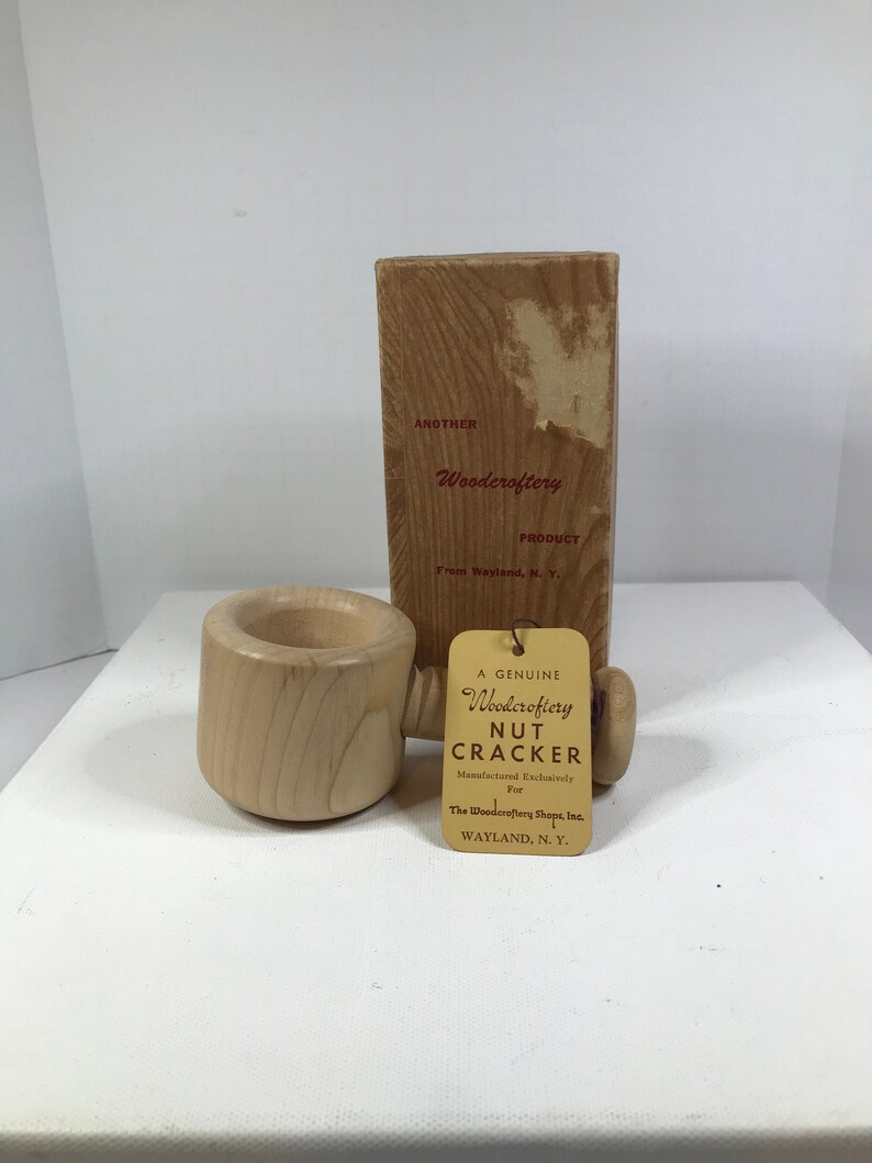 Woodcroftery Nutcracker In Original Box Wood Nutcracker French Design NC6 Wood Nutcracker In Original Box