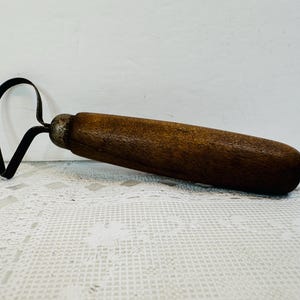 Vintage Pear Peeler and Corer, Wood Handle Pear Peeler Corer, Pear Peeler, Pear Corer