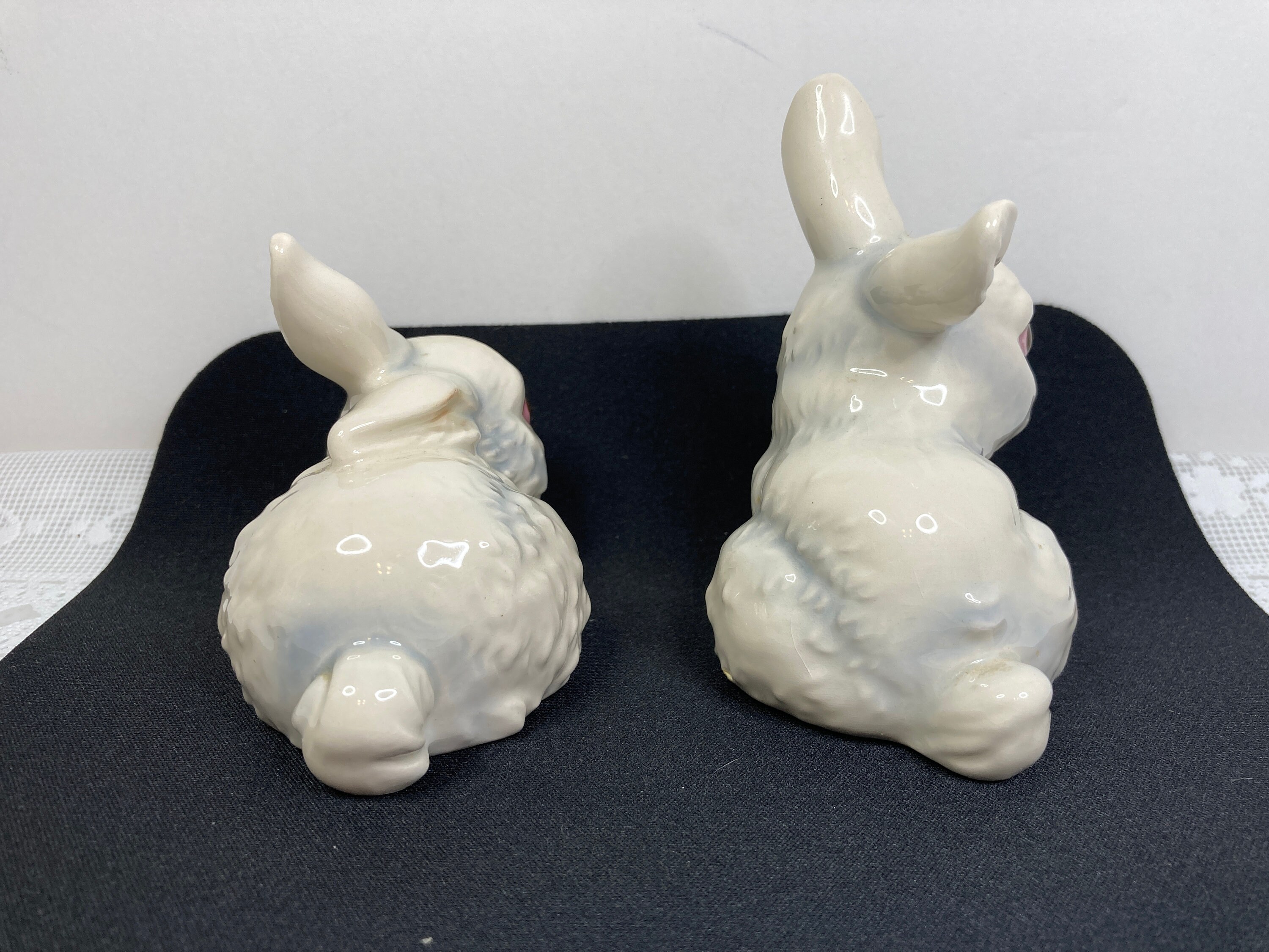 Goebel White Rabbit Figurines Goebel Rabbit Figurines White Etsy