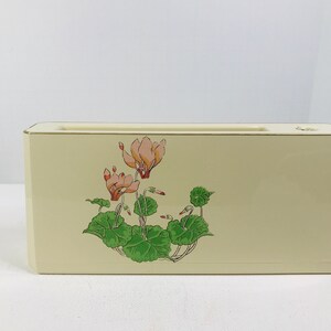 White Lacquered Plastic Pen and Letter Holder, Oragini Japan Pen and Letter Holder, Pen and Letter or Memo Paper Holder,