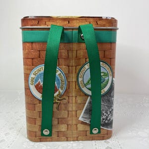 Girl Scouts Backpack Senior Roundup Badge Tin, Girl Scouts Backpack Tin, Girl Scouts Collectibles image 5