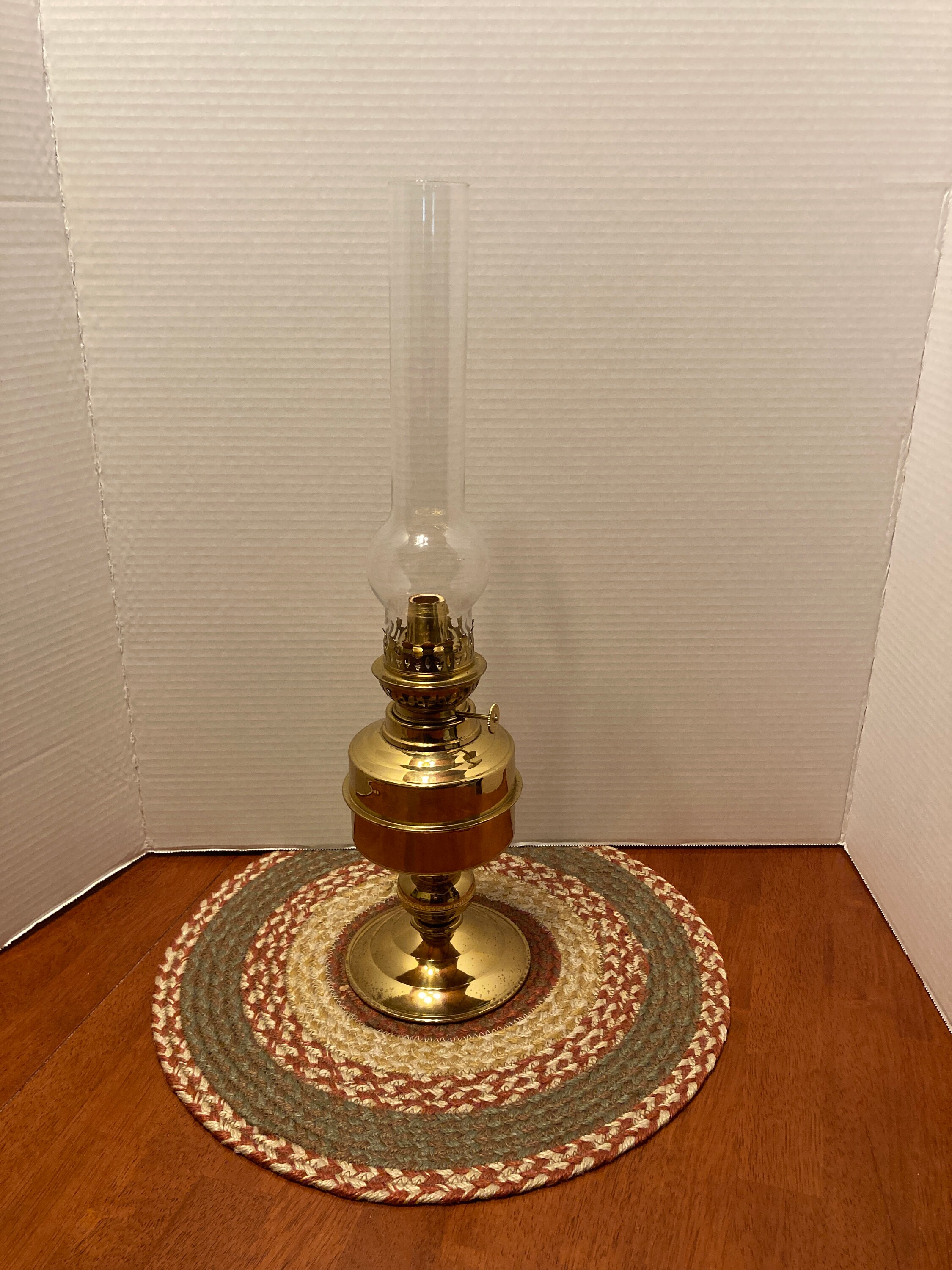 French Brass Oil Lamp Kosmos Burner Brass Oil Lamp Made in Etsy