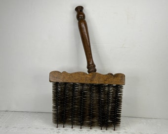 Vintage Window Blind Cleaner,, Window Blind Duster, Window Blind Brush Cleaner, Window Blind Brush Duster, Wood Handled Duster