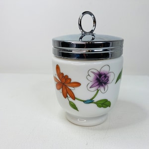 Royal Worcester Atsley King Size Egg Coddler, Royal Worcester Porcelain Egg Coddler, Royal Worcester Egg Coddler
