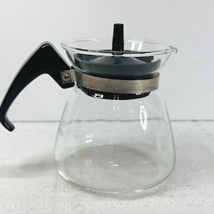 Pyrex 802 Glass Teapot, Glass One Cup Teapot,