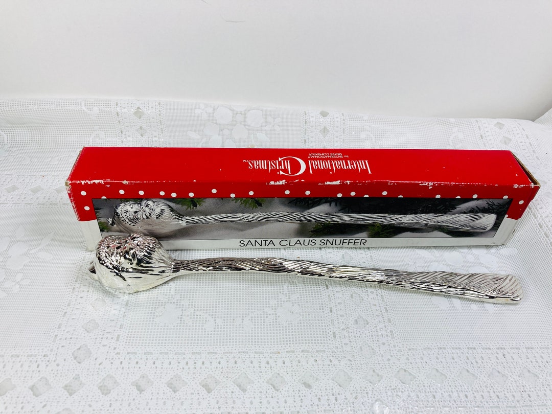 Silverplated Santa Claus Candle Snuffer, International Silver Company