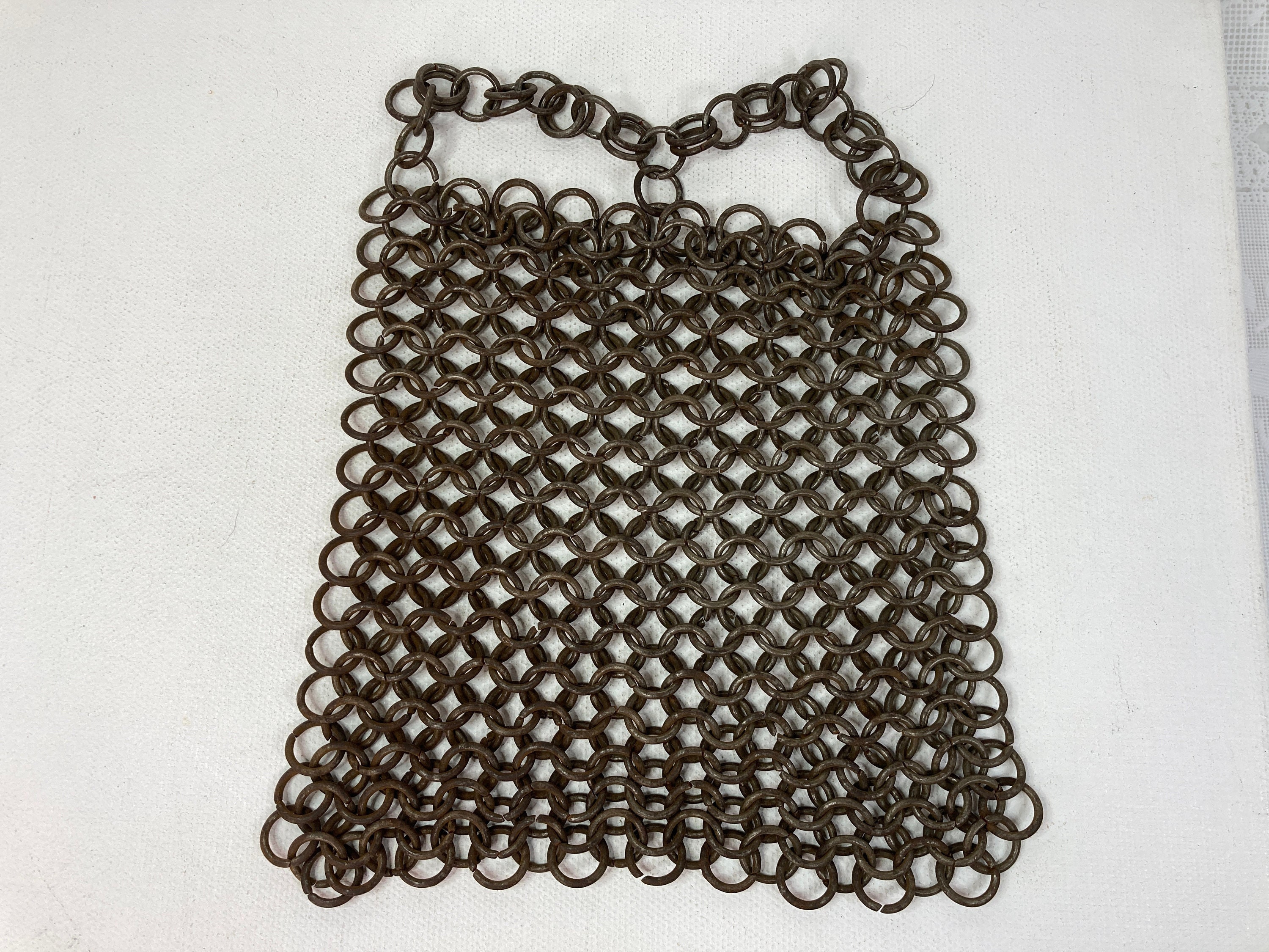 Kitcheniva Cast Iron Skillet Cleaner Chainmail Scrubber With Hanging Ring -  Square, 1 pc - Foods Co.