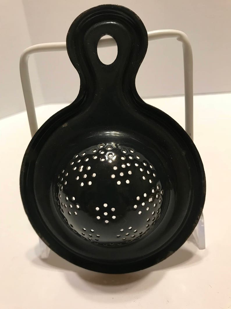 Graniteware Cobalt Blue Tea Strainer
