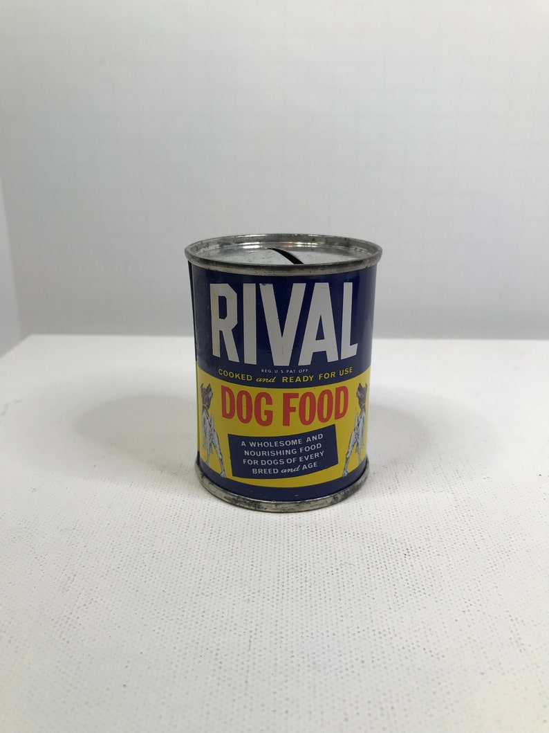 Rivalen Dog Food Bank Werbung Banken Rivalen Hund Essen Etsy