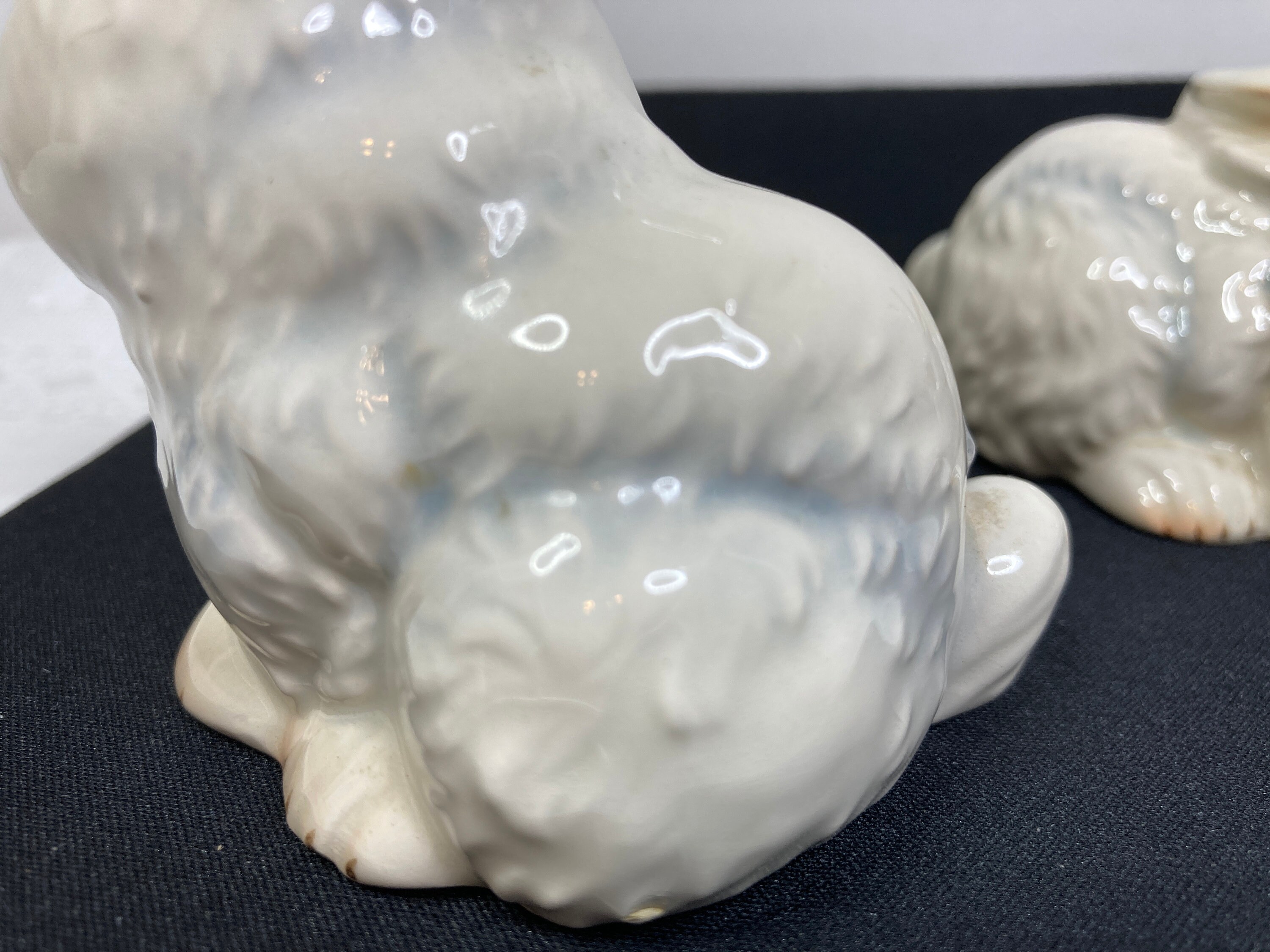 Goebel White Rabbit Figurines Goebel Rabbit Figurines White Etsy