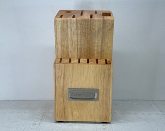 Cuisinart Knife Block, Cuisinart Knife Holder, Wood Knife Block, Wood Knife Holder