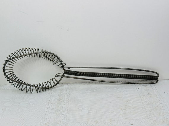 Wire Coiled Whisk Spoon, Wire Handled Spring Mixing Spoon, Spring Whisk  Spoon 
