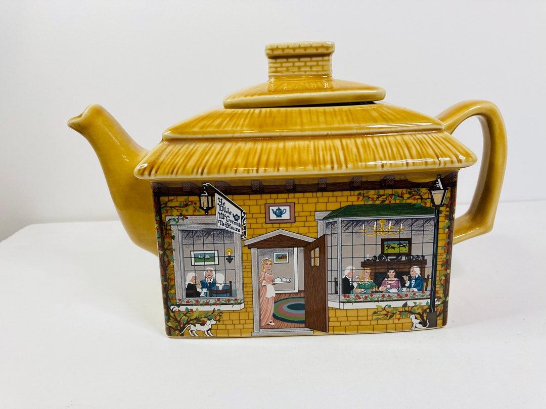 Mccormick Advertising Teapot, Mccormick Tea House Teapot, Old Mccormick