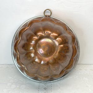 Bluebird Copper Bundt Mold, Bluebird Canda Copper Mold, Copper Bundt Mold, Vintage Copper Mold