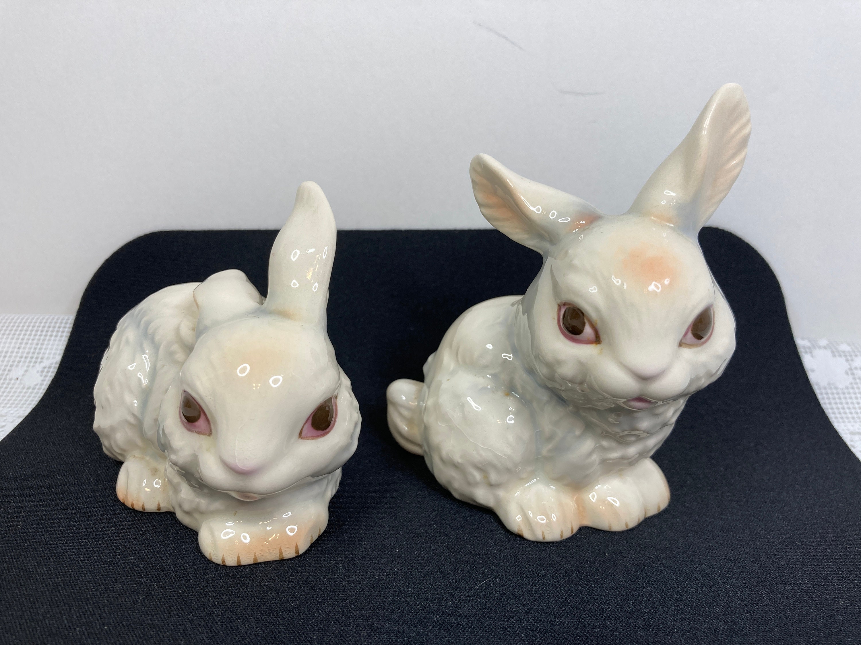 Goebel White Rabbit Figurines Goebel Rabbit Figurines White - Etsy