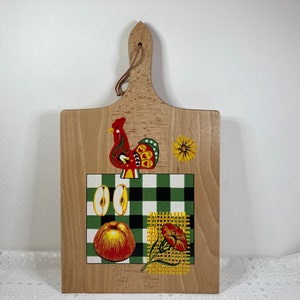 Wood Cutting Board, Chicken Design Kitchen Cutting Board, Kitchen Cutting Board, Kitchen Wall Decor, Kitchen Bread Cutting Board