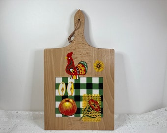 Chicken Kitchen Design Cutting Board, Chicken Design Cutting Board, Kitchen Cutting Board, Kitchen Wall Decor, Kitchen Bread Cutting Board