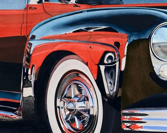 Abstracted - Reproduction of Original Watercolor Painting