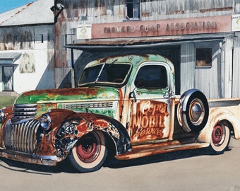 Vintage American - Reproduction of Original Watercolor Painting