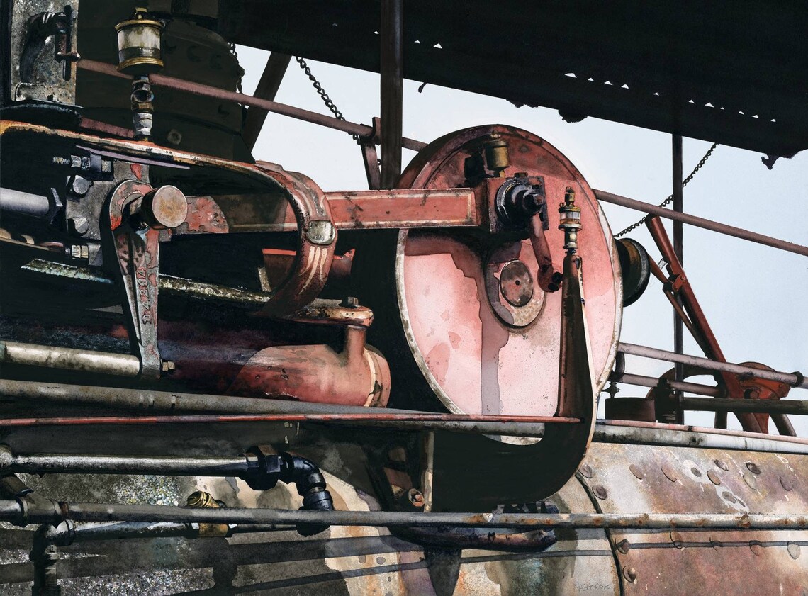 Rusty Russell Double R Rusty Russell - Giclee Reproduction of Original Watercolor Painting - Etsy