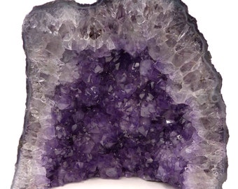 ブラジルジェムズ®製 高品質オープン両面アメジストカテドラル 7.4