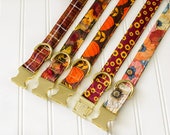 Fall Dog Collar- Floral Dog Collar- Plaid Dog Collar- Sunflower Dog Collar- Cute Puppy Collar- Large Dog Collar- Designer Dog Collar