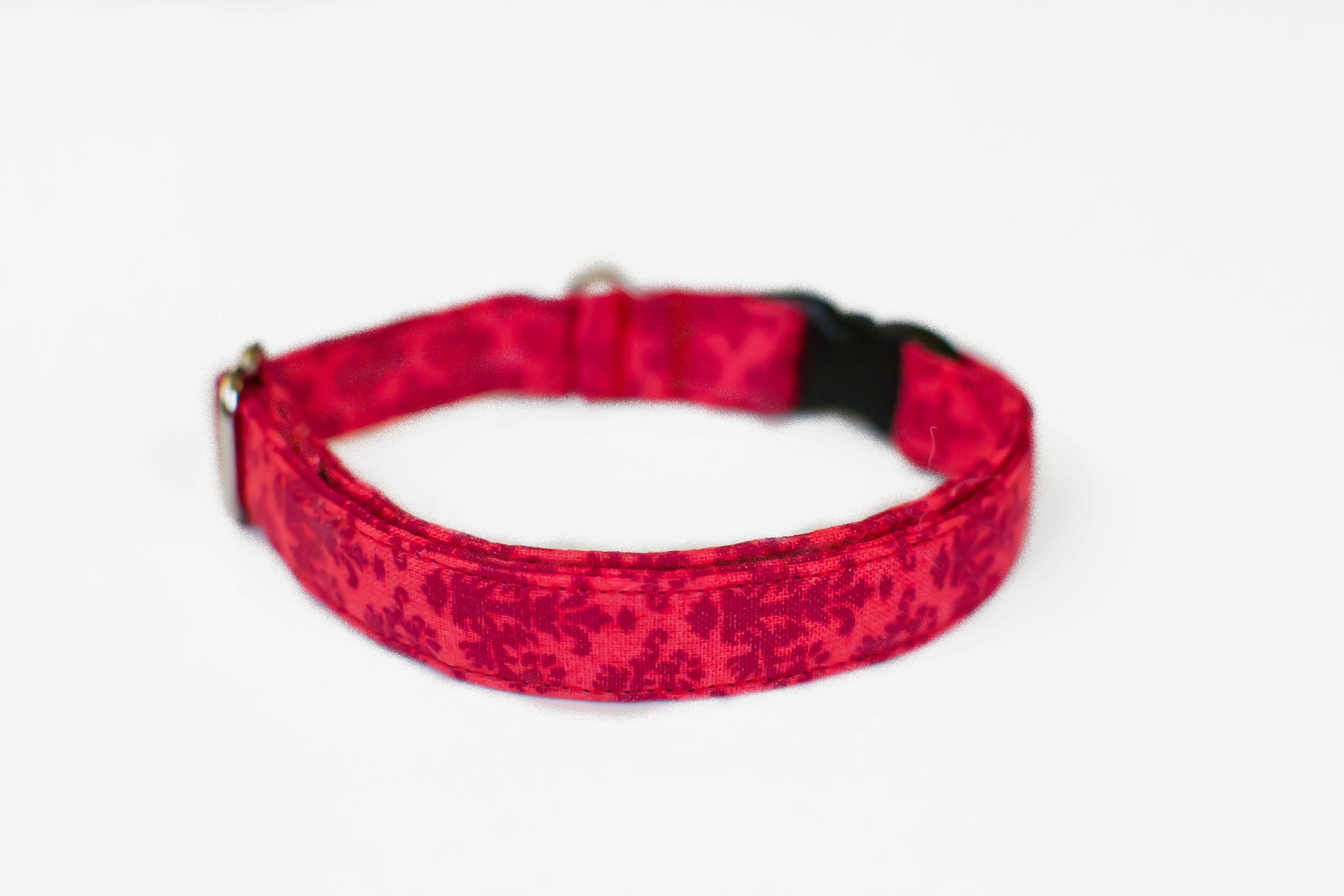 Valentine Cat Collar Red Cat Collar Damask Cat Collar Etsy
