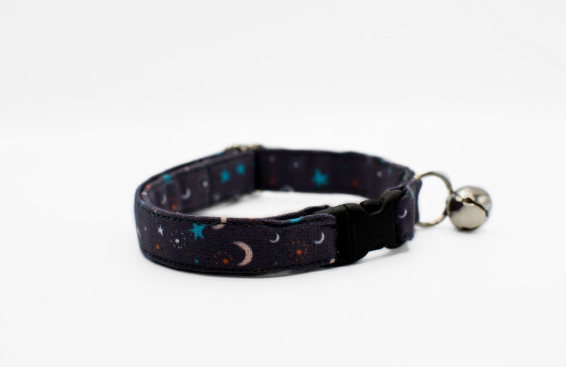 Moon Cat Collar Night Sky Cat Collar Star Sky Cat Collar Etsy