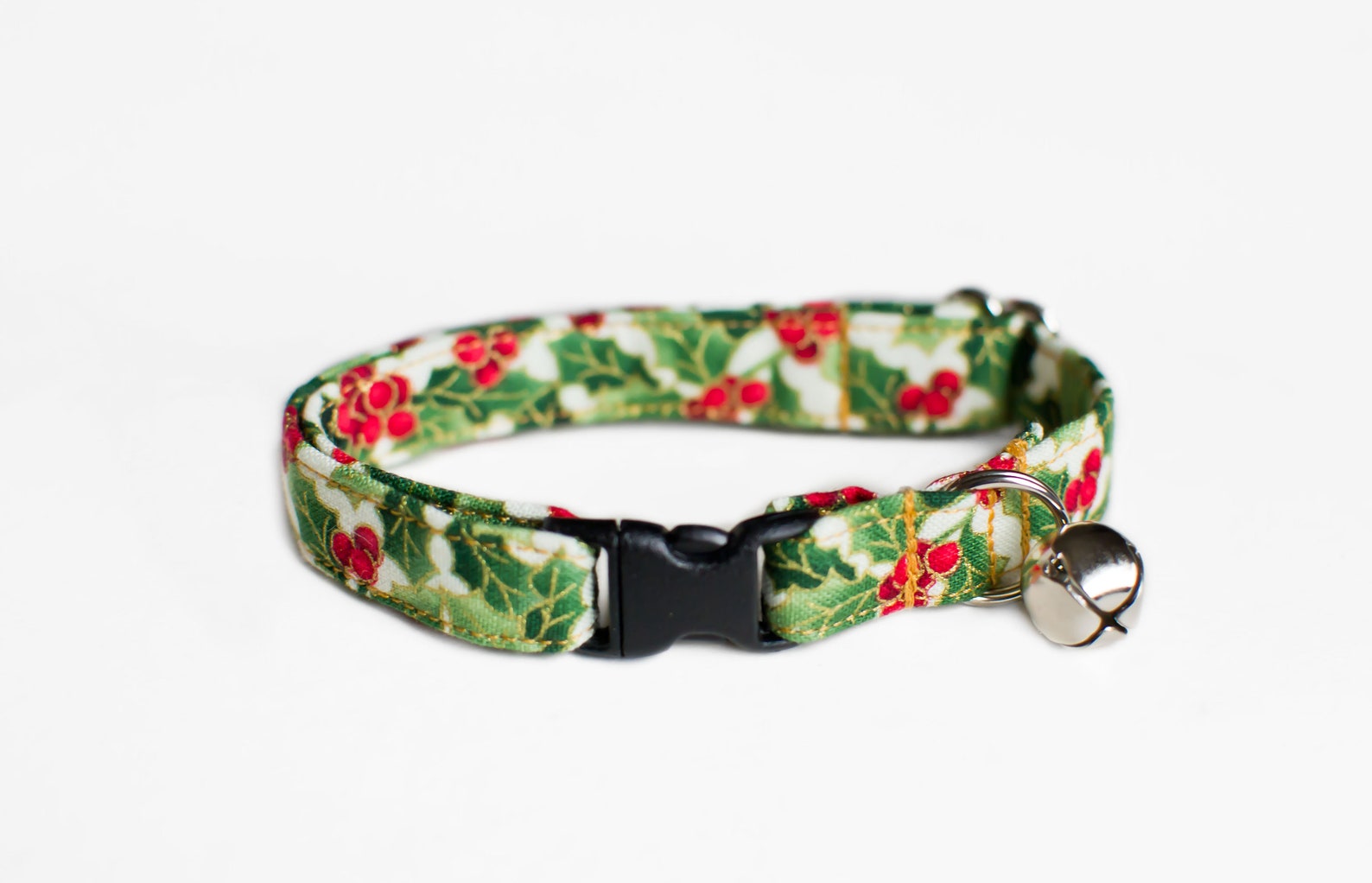 Christmas Cat Collar Plaid Cat Collar Pine Cat Collar Red Etsy