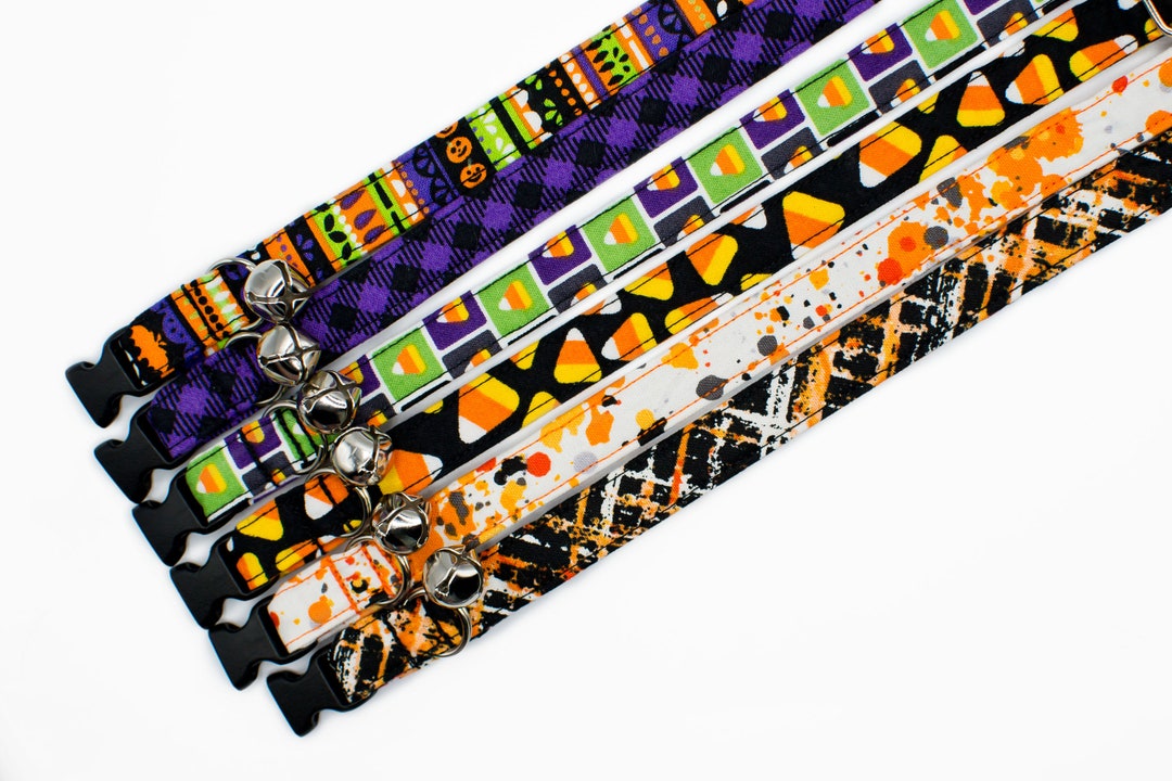 Halloween Cat Collar Holiday Cat Collar Seasonal Cat Collar Candy Corn