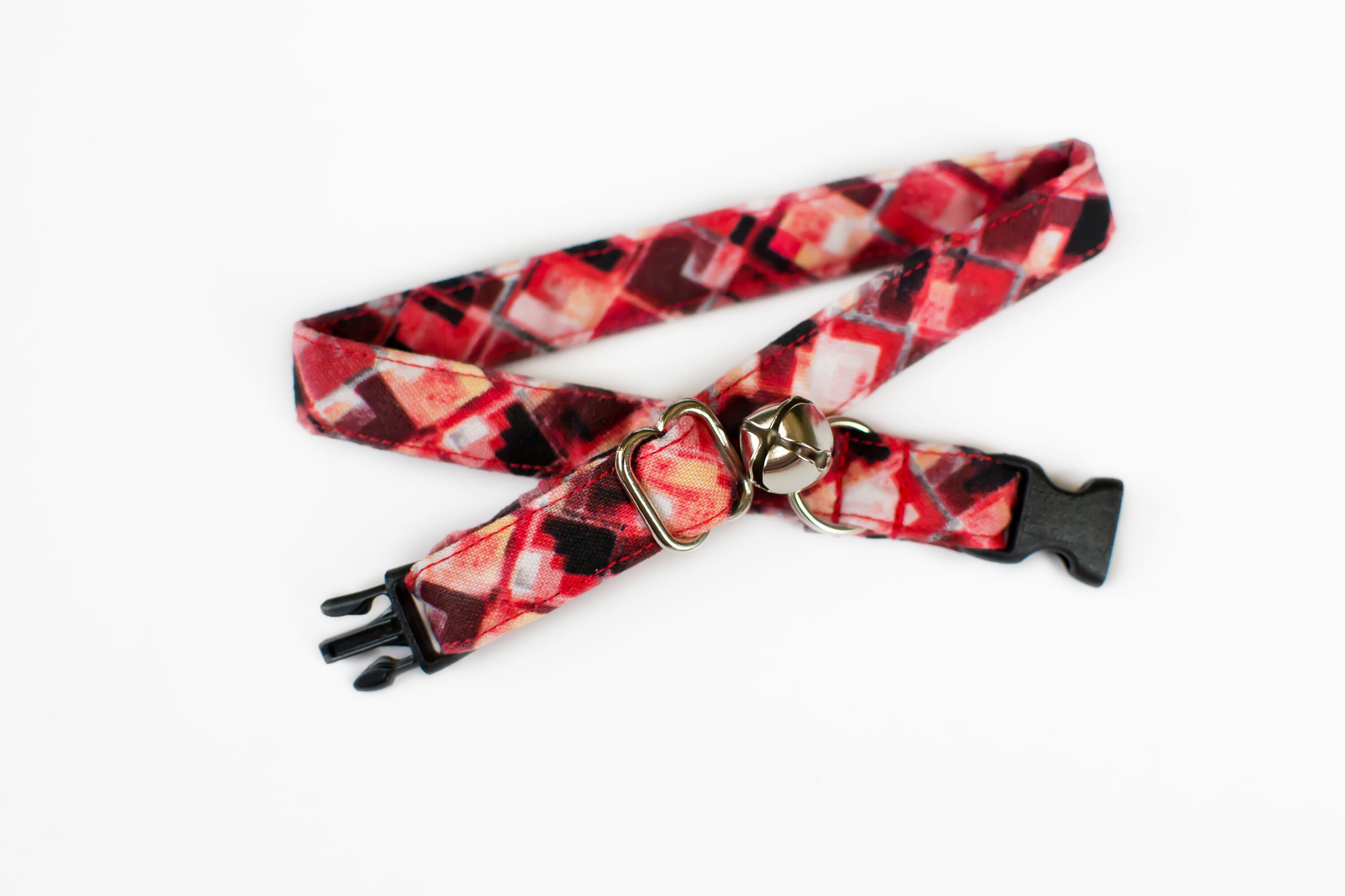 Red Cat Collar Boy Cat Collar Cute Kitten Collar Red And Etsy