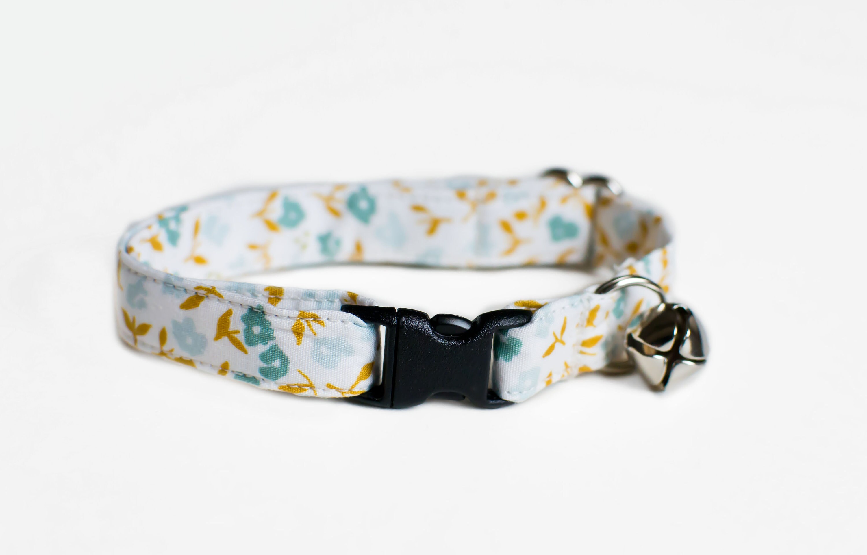Flower Cat Collar Vintage Cat Collar Floral Cat Collar Blue Etsy