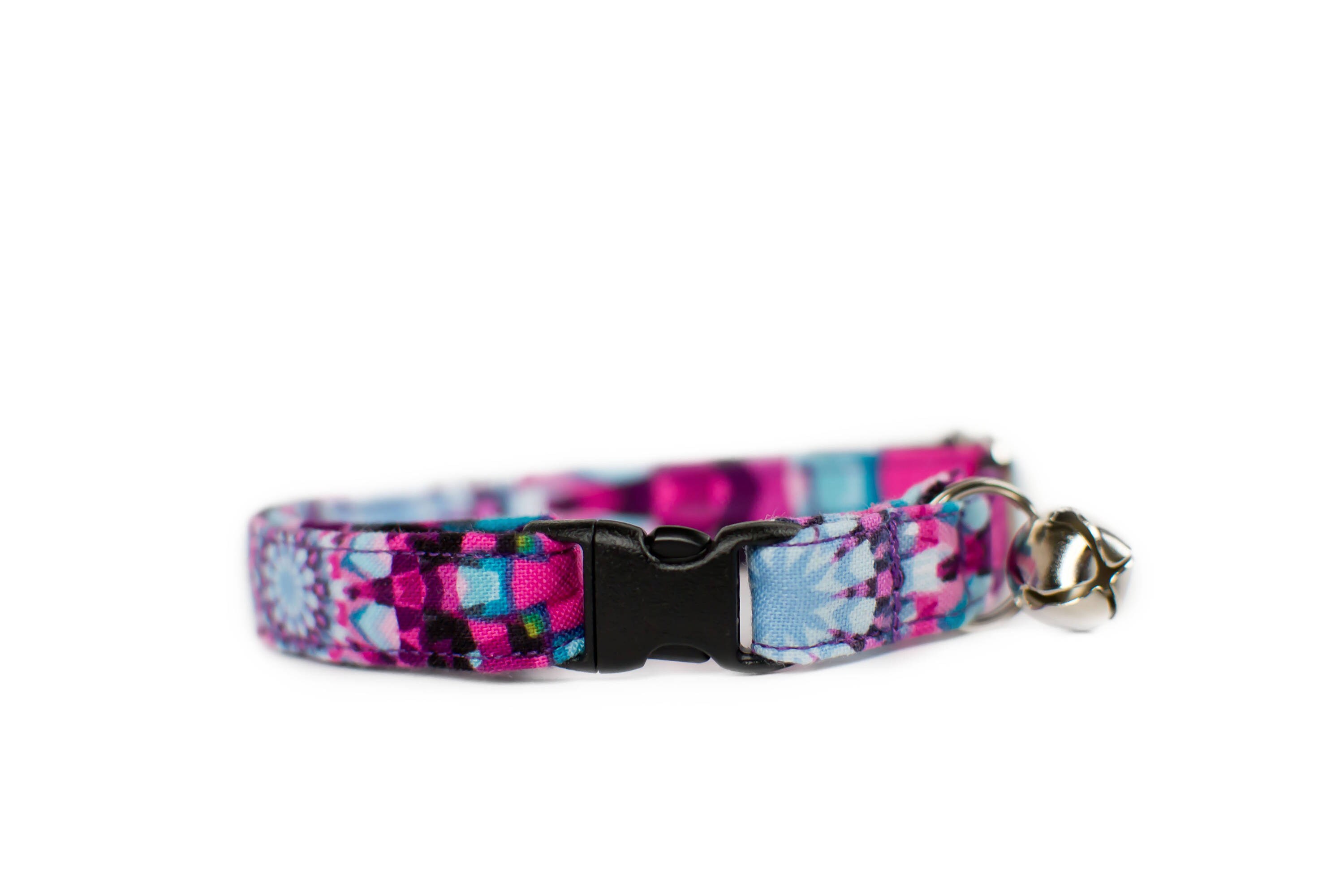 Geometric Cat Collar Girly Cat Collar Mosaic Cat Collar Etsy