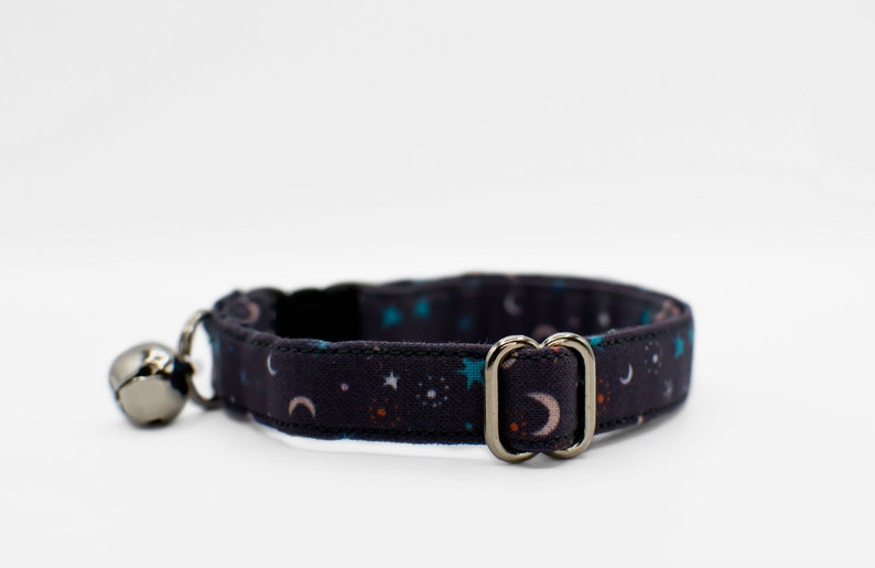 Moon Cat Collar Night Sky Cat Collar Star Sky Cat Collar Etsy