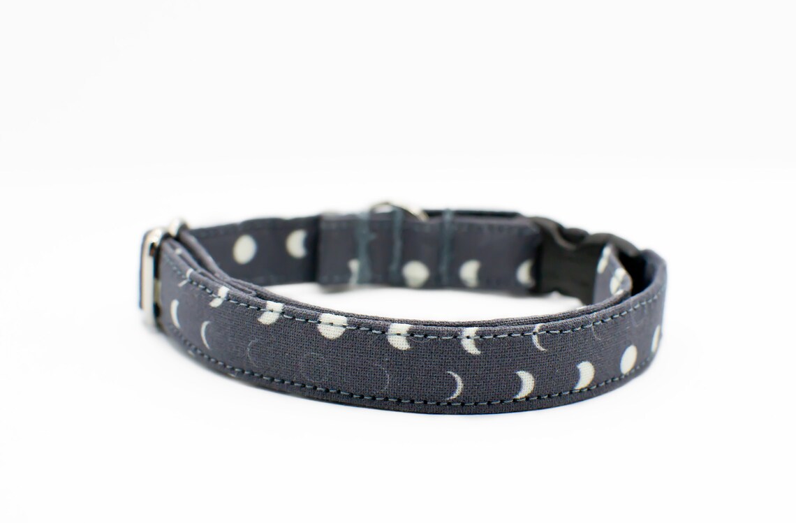 Moon Cat Collar Moon Phase Collar Astrology Cat Collar Etsy
