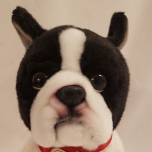 Boston Terrier Stuffed Animal Etsy