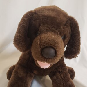 Brown Lab Labrador Retriever Stuffed animal Plush Build A Bear 12