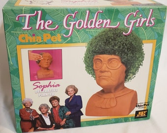 The Golden Girls with The Golden Girls Sophia Chia Pet