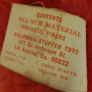 Mickey Mouse Walt Disney Characters Vintage pluche Californië knuffels jaren 60 afbeelding 6