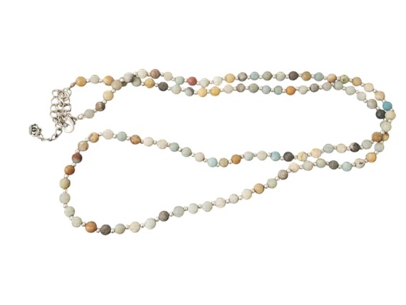 Signed Premier Designs multi-colored long beaded … - image 7